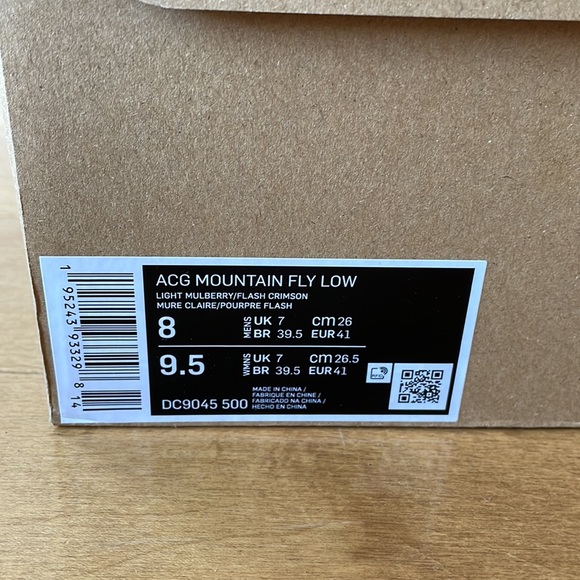 Nike ACG Mountain Fly Low Light Mulberry/Flash Crimson *Copy - Picture 12 of 14